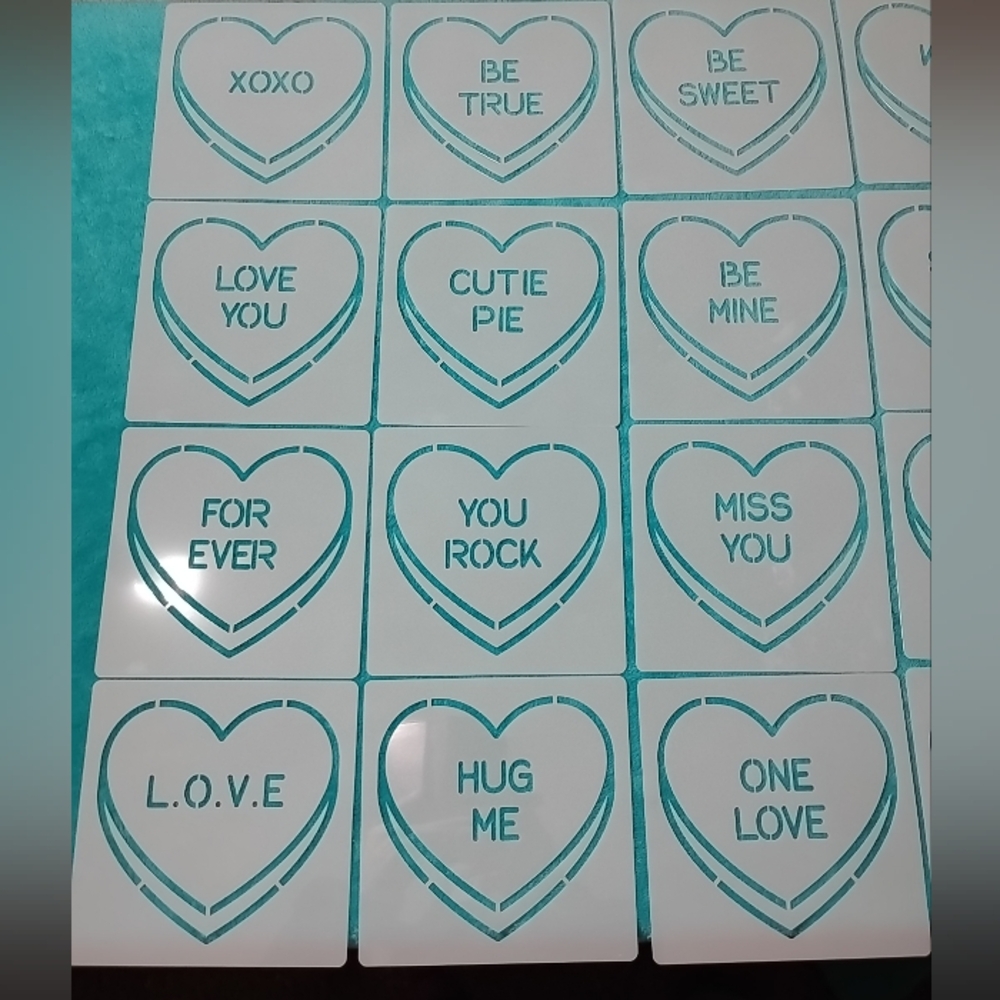 Heart-Shaped Stencils